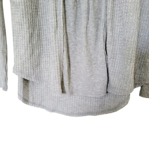GIBSON Look NWOT Babydoll long sleeve sweater,  waffle fabric - Picture 4 of 5